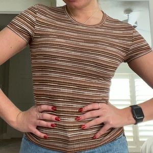 urban outfitters striped tee